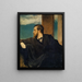 Autoportret - Arnold Böcklin — oprawiony obraz na ścianie