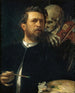 Autoportret z śmiercią grającą na skrzypcach - Arnold Böcklin — widok dzieła