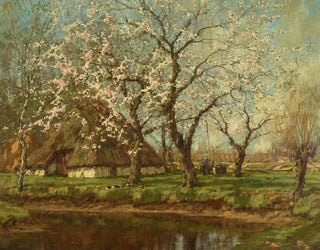 Arnold Marc Gorter - A spring landscape.webp