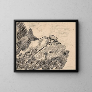 Arnold Peter WeiszKubnan - Man Reclining on a Rock.webp