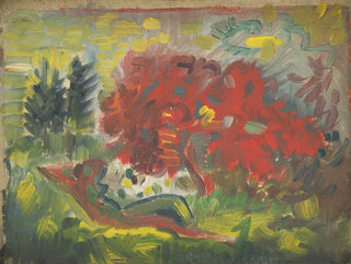 Arnold Peter WeiszKubnan - Reclining Nude in a Garden.webp
