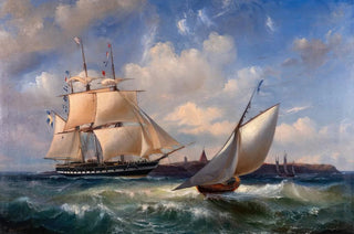 Arnold Plagemann - Seascape Vinga Lighthouse.webp