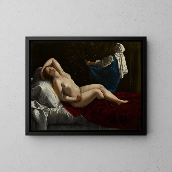Dana - Artemisia Gentileschi — oprawiony obraz na ścianie