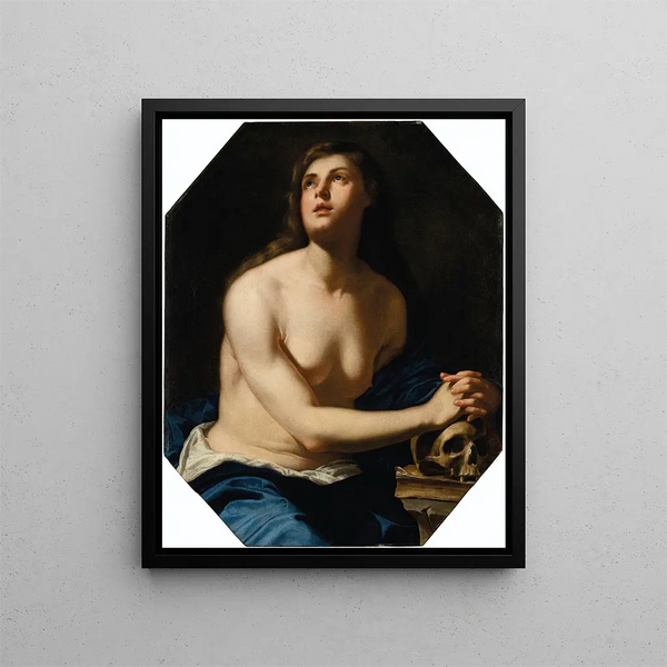 La Madeleine pénitente - Artemisia Gentileschi — oprawiony obraz na ścianie