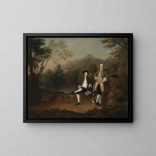 Arthur Devis - Robert Gwillym of Atherton and William Farington of Werden.webp