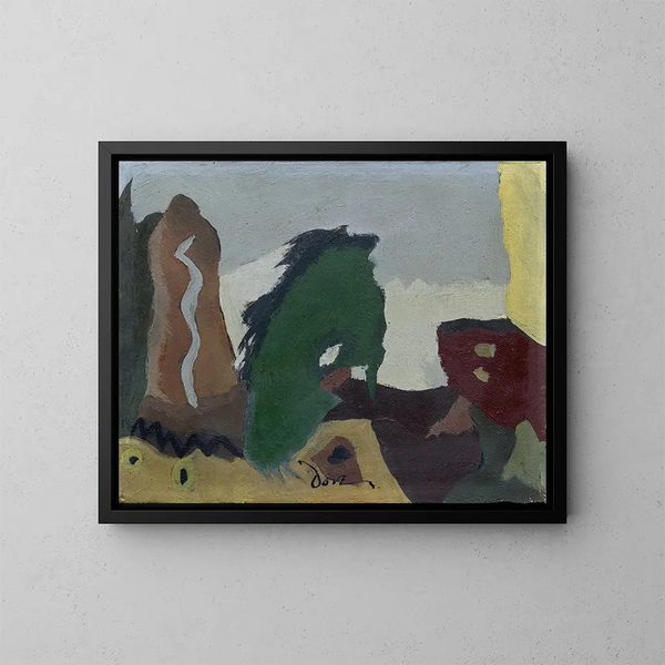 Nad brzegiem jeziora - Arthur Dove — oprawiony obraz na ścianie