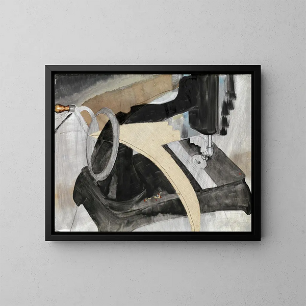 ręczna maszyna do szycia - Arthur Dove — oprawiony obraz na ścianie