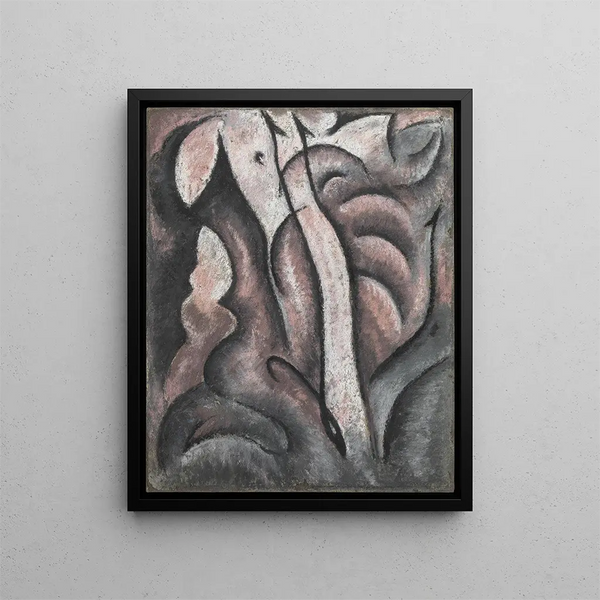 Muzyka sentymentalna - Arthur Dove — oprawiony obraz na ścianie