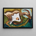 Studium dla kozy - Arthur Dove — oprawiony obraz na ścianie