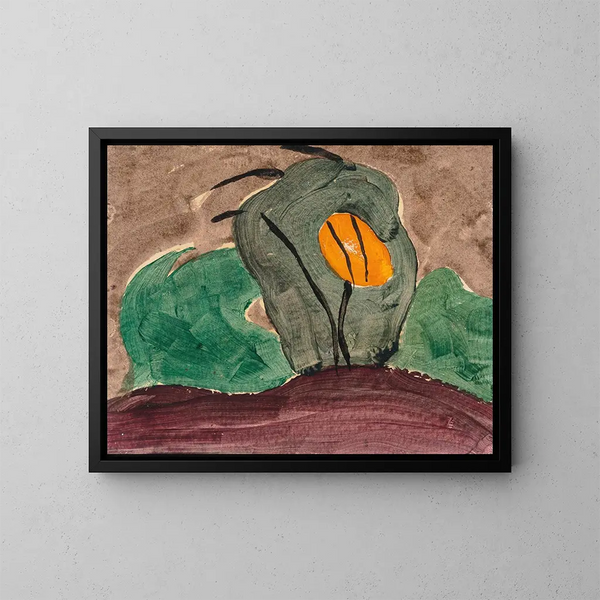 Słońce przez drzewo II - Arthur Dove — oprawiony obraz na ścianie