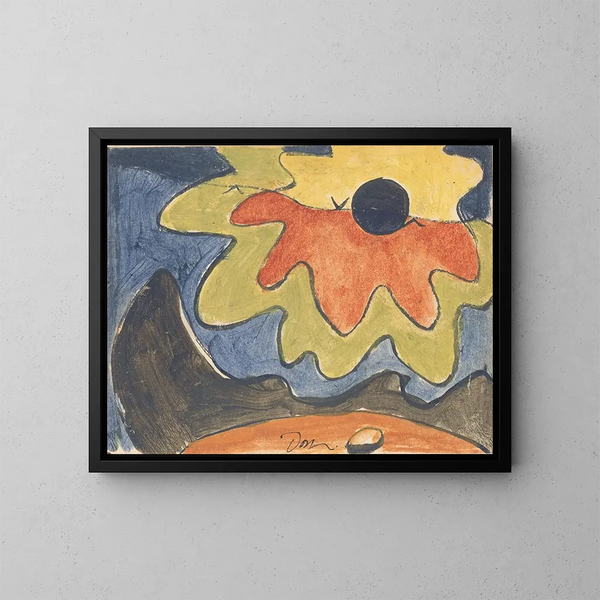 Wschód słońca w Northport Harbor - Arthur Dove — oprawiony obraz na ścianie