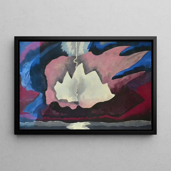 Burzowa deszczowa - Arthur Dove — oprawiony obraz na ścianie