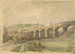 Viadukt Todmorden na linii kolejowej Manchester i Leeds, Anglia - Arthur Fitzwilliam Tait — widok dzieła