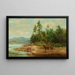 Widok na Long Lake - Arthur Fitzwilliam Tait — oprawiony obraz na ścianie
