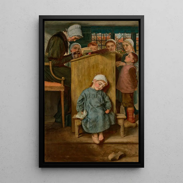 En pénitence - Arthur Hughes — oprawiony obraz na ścianie