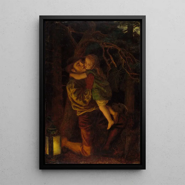 L'enfant perdu - Arthur Hughes — oprawiony obraz na ścianie