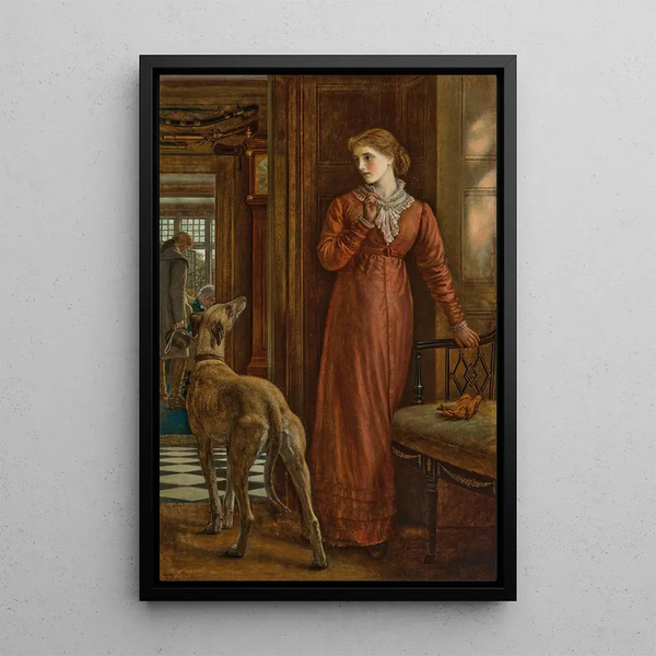Incertitude - Arthur Hughes — oprawiony obraz na ścianie