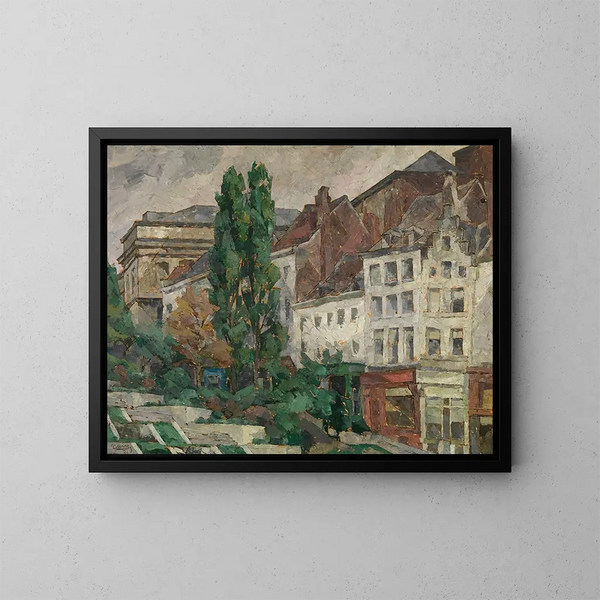 Le Hofberg à Bruxelles - Arthur Navez — oprawiony obraz na ścianie