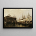 Quai de North River - Arthur Quartley — oprawiony obraz na ścianie