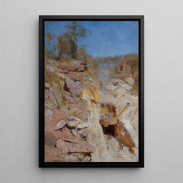 Reprodukcja obrazu Zapalone ognie - Arthur Streeton