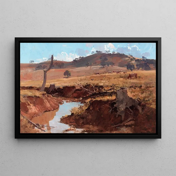 Arthur Streeton - The creek.webp