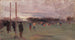 Le jeu national - Arthur Streeton — widok dzieła
