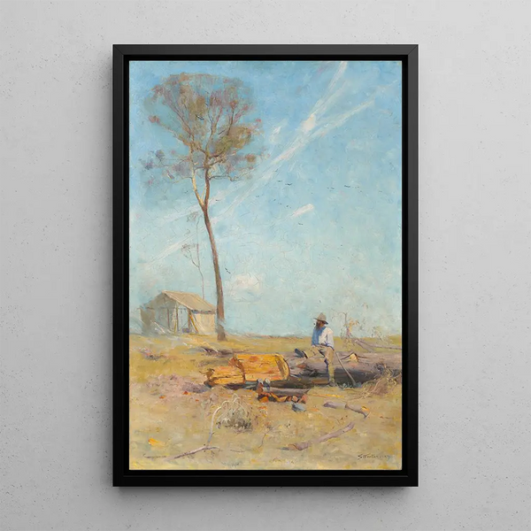 Reprodukcja obrazu La cabane du sélectionneur - Arthur Streeton