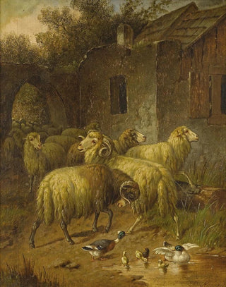 Scena wiejska - Arthur Trevethin Nowell — widok dzieła
