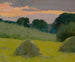 Młyny siana - Arthur Wesley Dow — widok dzieła
