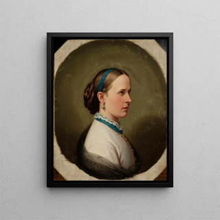 Artur Grottger - Portrait of a young woman.webp