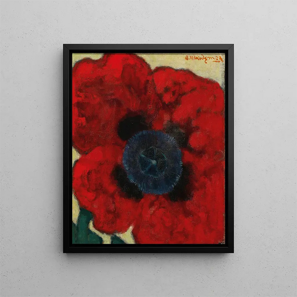 Fleur de pavot Mohnblume - Artur Nikodem — oprawiony obraz na ścianie