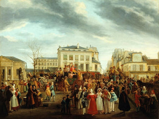 Artus Despagne - La descente de la Courtille le mercredi des Cendres 1823.webp