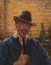 Autoportret - Arvid Frederick Nyholm — widok dzieła