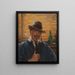 Autoportret - Arvid Frederick Nyholm — oprawiony obraz na ścianie