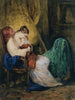 Matka i dziecko - Ary Scheffer — widok dzieła