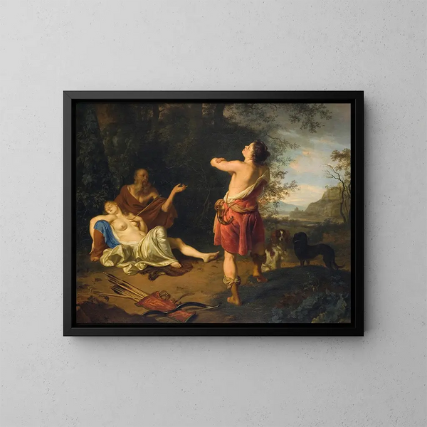 Céphale i Procris - Ary de Vois — oprawiony obraz na ścianie