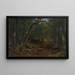 Artistes Lane après une averse - Asher Brown Durand — oprawiony obraz na ścianie