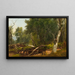 Scena leśna w Catskills - Asher Brown Durand — oprawiony obraz na ścianie