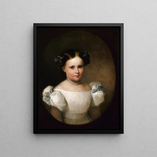 Georgianna Frances Adams - Asher Brown Durand — oprawiony obraz na ścianie