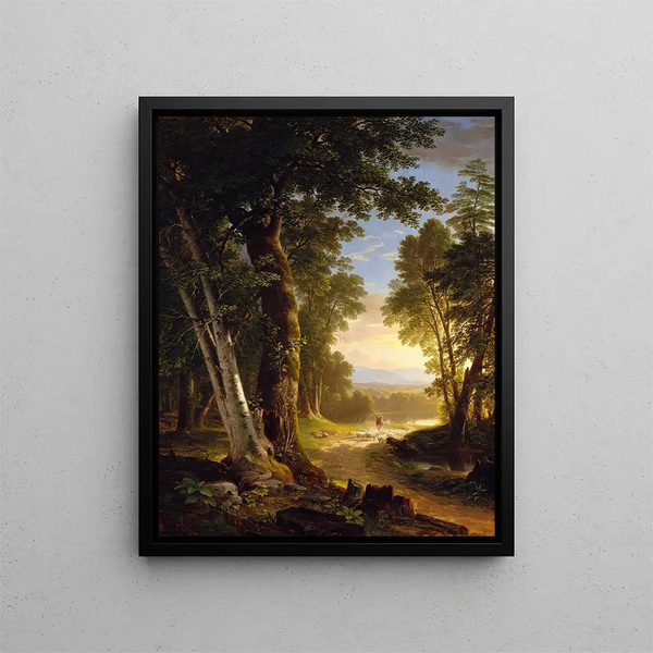 Les Hêtres - Asher Brown Durand — oprawiony obraz na ścianie
