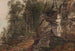 Drzewa na skalistym wzgórzu - Asher Brown Durand — widok dzieła