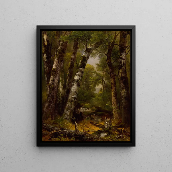 Woodland Glen - Asher Brown Durand — oprawiony obraz na ścianie