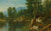 z drewna nad brzegiem rzeki - Asher Brown Durand — widok dzieła