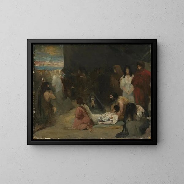 Le Christ vient - Asta Nørregaard — oprawiony obraz na ścianie