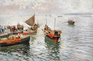 Attilio Pratella - The Homecoming of the Fishermen.webp
