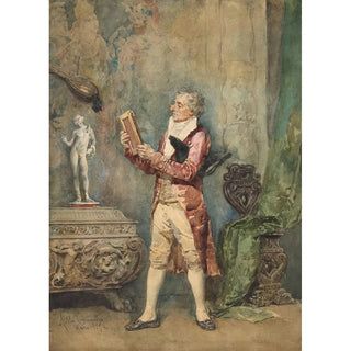 Reprodukcja obrazu L'Amateur - Attilio Simonetti