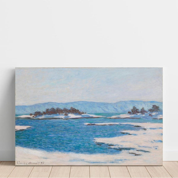 Reprodukcja obrazu Nad brzegiem fiordu w Christianii - Claude Monet