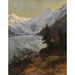 Reprodukcja obrazu Na lodowcu Morteratsch - Edward Theodore Compton