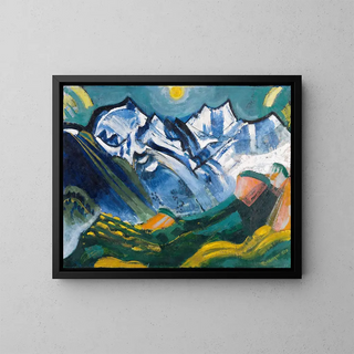 August Babberger - Hochgebirgslandschaft mit Scheerhorn.webp