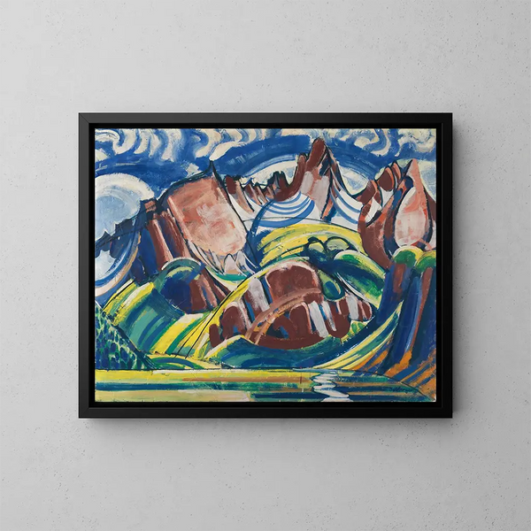 Maïental - August Babberger — oprawiony obraz na ścianie